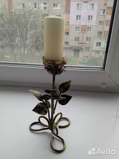 Подсвечник кованный