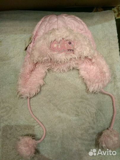 Шапка с шарфиком