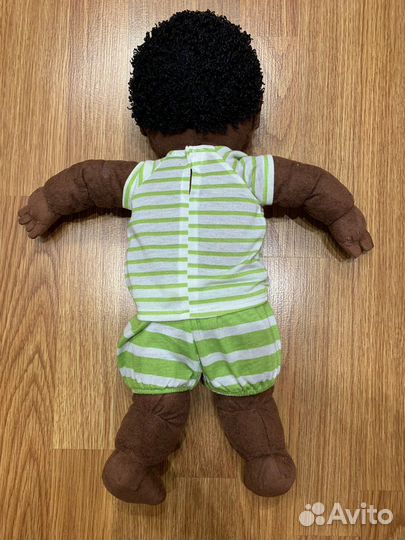 Кукла пупс мягкая темненький Икеа Леккамрат