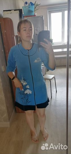 Халат домашний женский на молнии