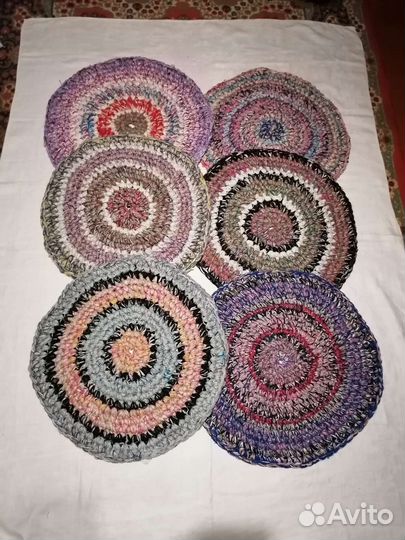 Коврики вязаные