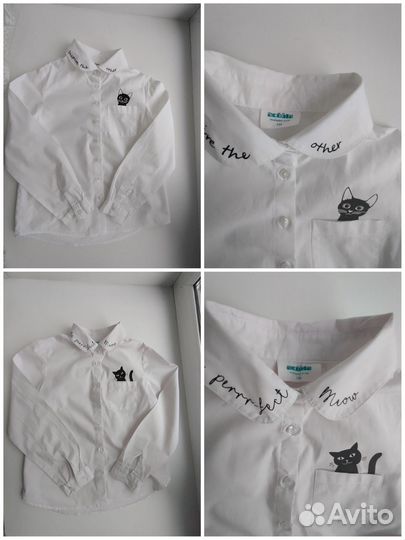 Школьные блузки р. 134