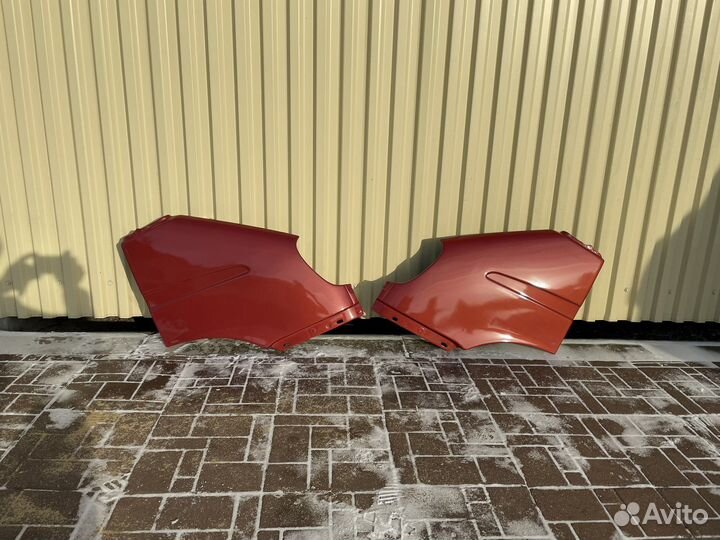 Крылья на Газель пластиковые цвет Фортуна рыжий