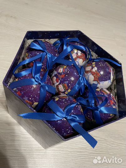 Набор елочных шаров 14 шт