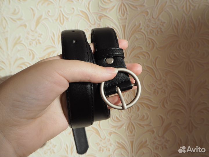Ремень женский черный