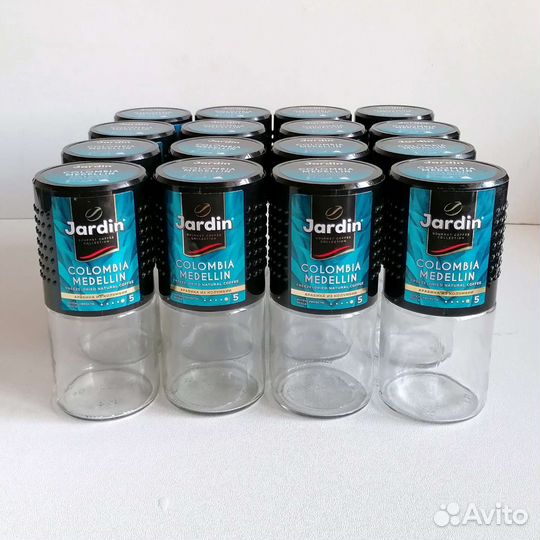 Банки стеклянные из под кофе Jardin