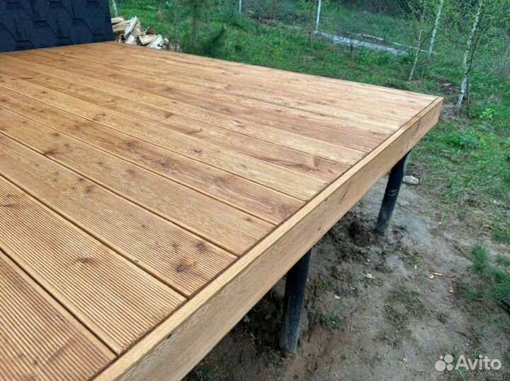 Террасная доска Вельвет из лиственницы PLM-8778