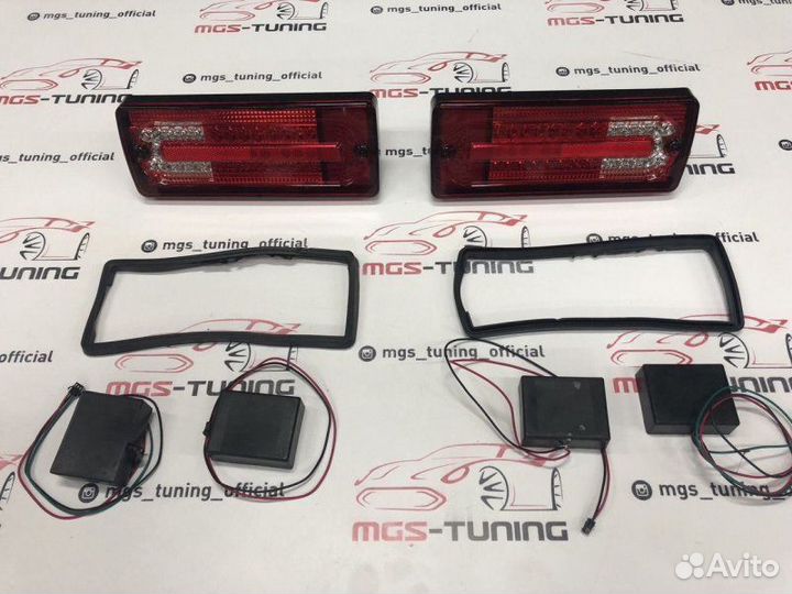 Задние фонари Mercedes G-class w463 диодные стиль1