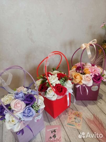 Мыльные цветы