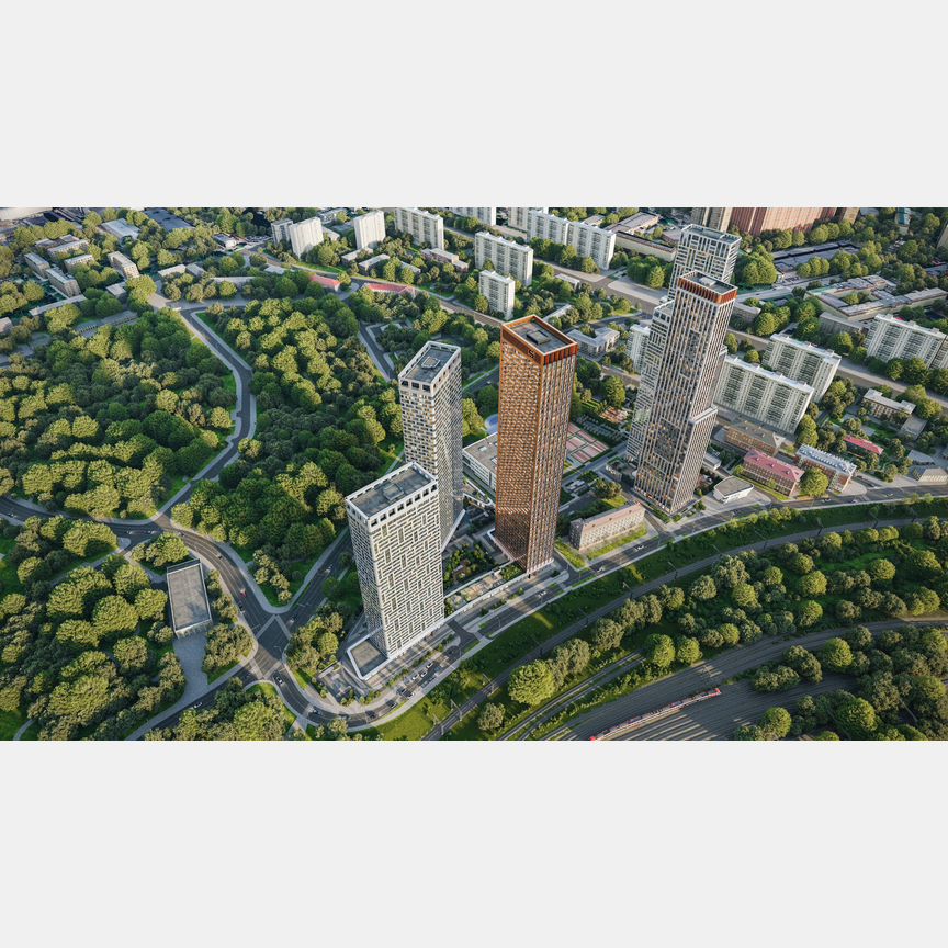 1-к. квартира, 57,8 м², 5/60 эт.