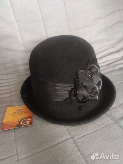 Шляпа фетровая женская новая