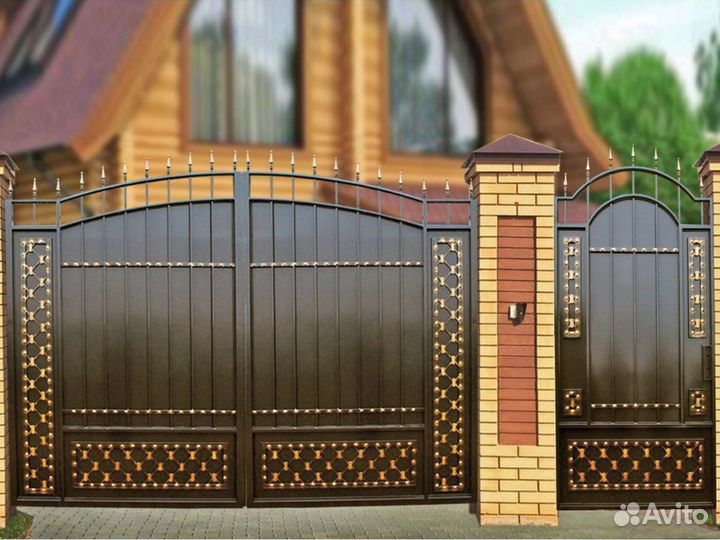 Кованные ворота
