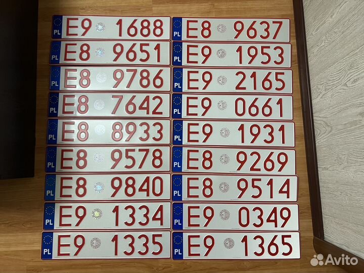 Польские номера