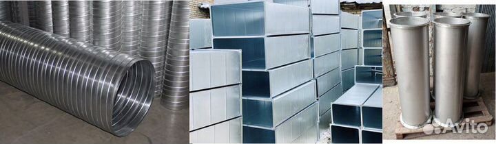 Воздуховоды, системы вентиляции - любая сталь