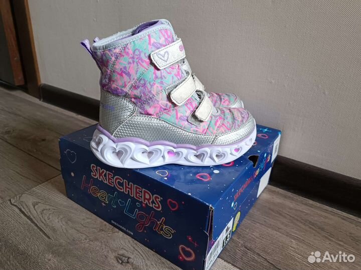 Ботинки детские Skechers lights 32р