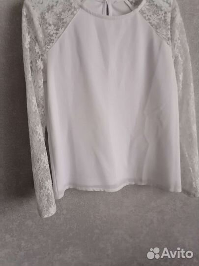 Блузка белая школьная 134