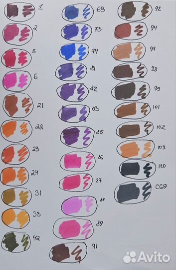 Маркеры для скетчинга touch