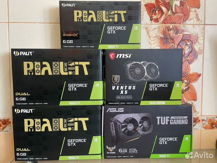 GTX 1660 Ti\560 разные с гарантией и без