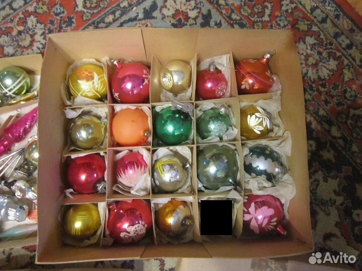 Ёлочные игрушки СССР и гдр