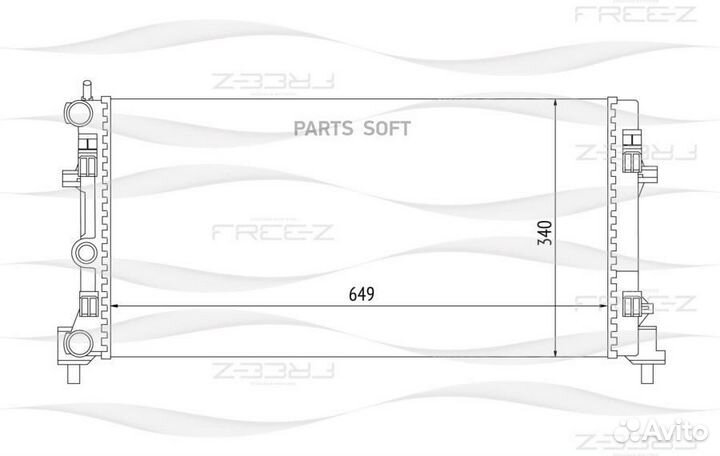 Free-Z KK0187 Радиатор