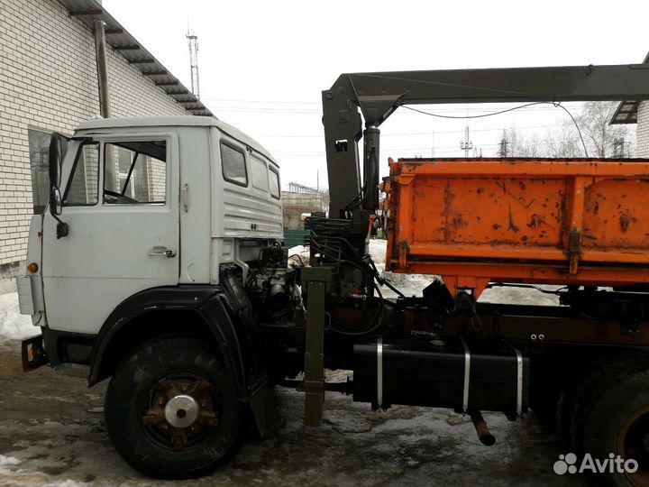 Услуги камаза самосвала с манипулятором