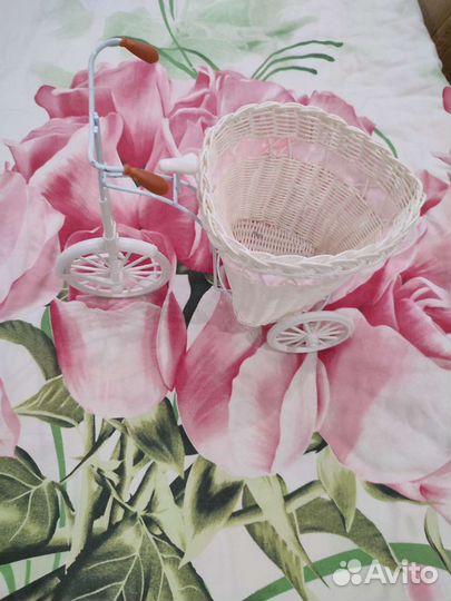 Кашпо велосипед новый