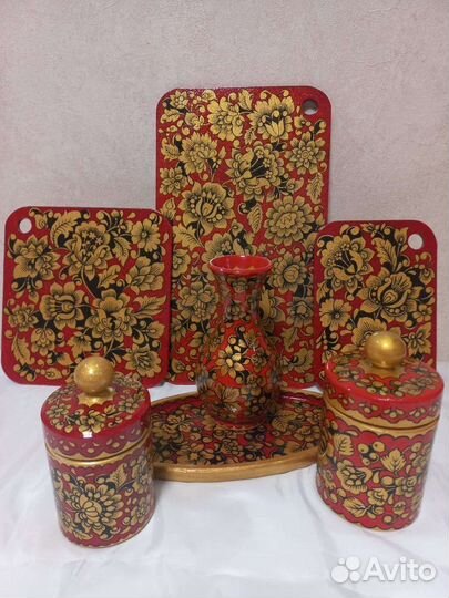 Хохломская роспись по дереву на заказ