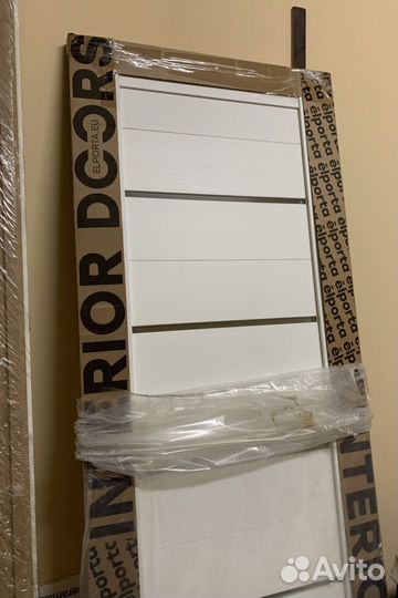 Дверь межкомнатная белая elporto 200 на 70