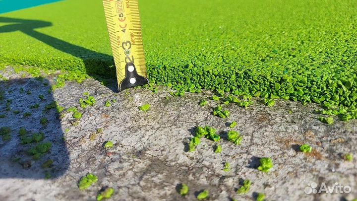 Бесшовное резиновое покрытие для детских площадок