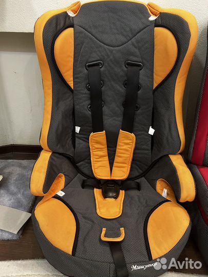 Детское автокресло мишутка