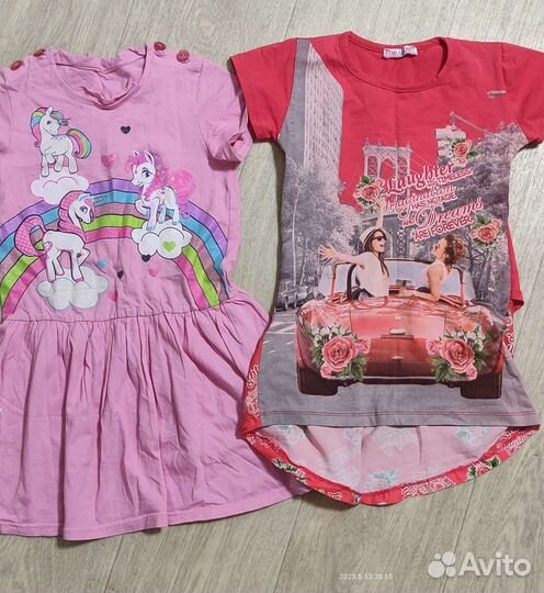 Вещи пакетом на девочку 122-128
