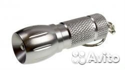 Фонарик-брелок. Металлический