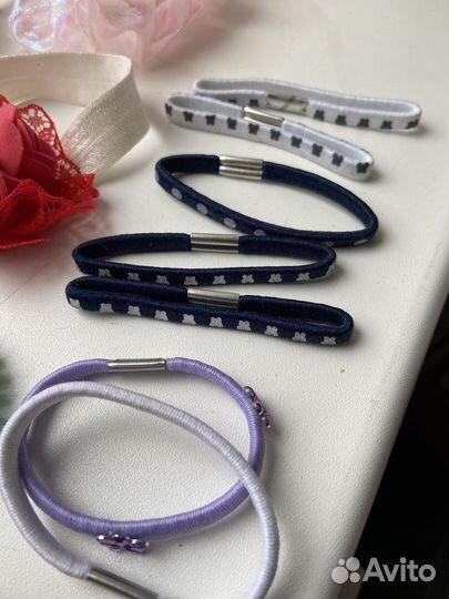 Ободки заколки повязки резинки для девочки