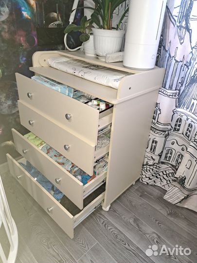 Комод с пеленальным столиком бу