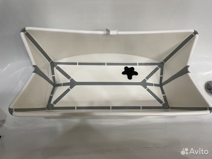 Детская ванночка stokke flexi bath плюс горка