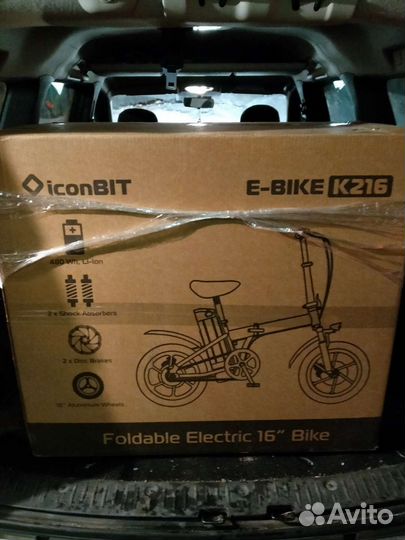 Электровелосипед iconBIT E-bike K216