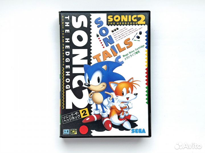 Игра Sonic the Hedgehog 2 картридж оригинал япония