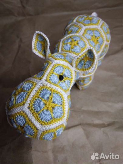 Бегемот ручная работа