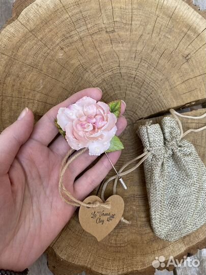 Брошь и серьги из полимерной глины 