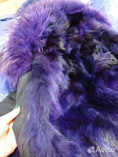 Парка женская с натуральным мехом