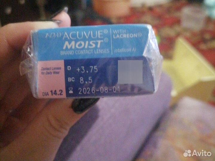 Линзы acuvue moist