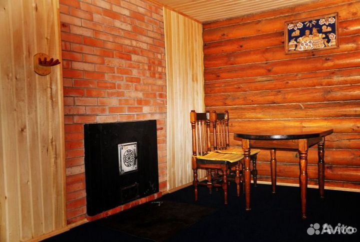 Русская баня на дровах с чаном