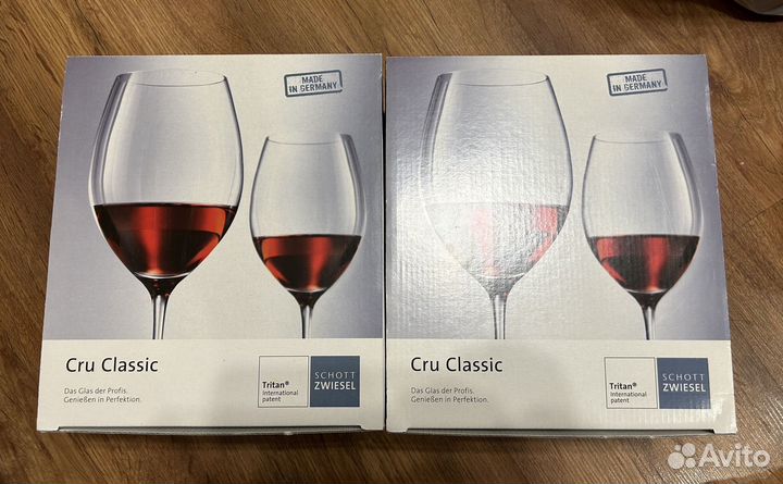 Набор бокалов для вина и шампанского