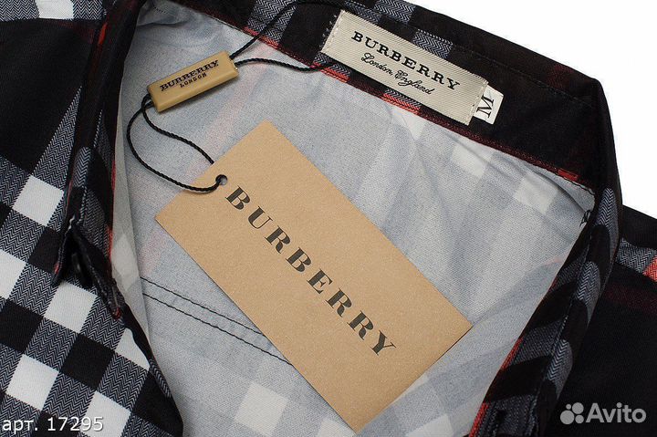 Burberry рубашкаЧёрная