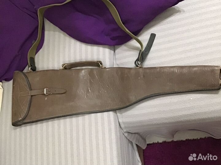 Кожаный чехол для ружья СССР 1975
