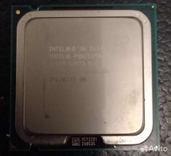 Процессор Intel core 2 duo e6300