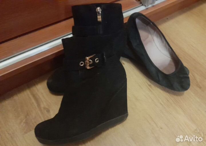 Вещи пакетом 42-44, платье, кофта, сапоги