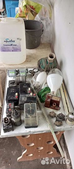 Лампы, реле времени, эл. двигатель) и т. д