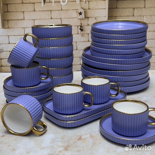 Набор посуды фарфор/керамика