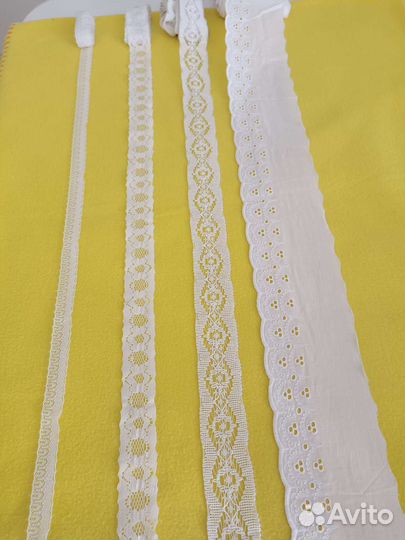 Кружево и ленты для рукоделия